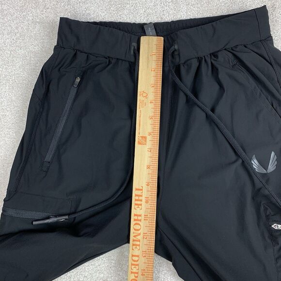 Asrv Pants Men XS Tetra Lite Tech High Rib Jogger Black DSG 0698 Inlay Pocket - Picture 16 of 16